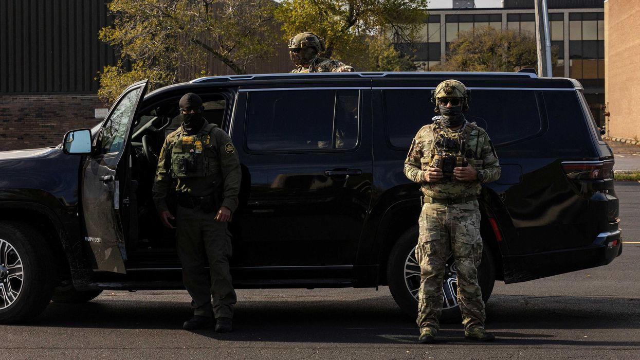 'Get the hell out!' City sends Trump agents a stern message as 'chaos' erupts