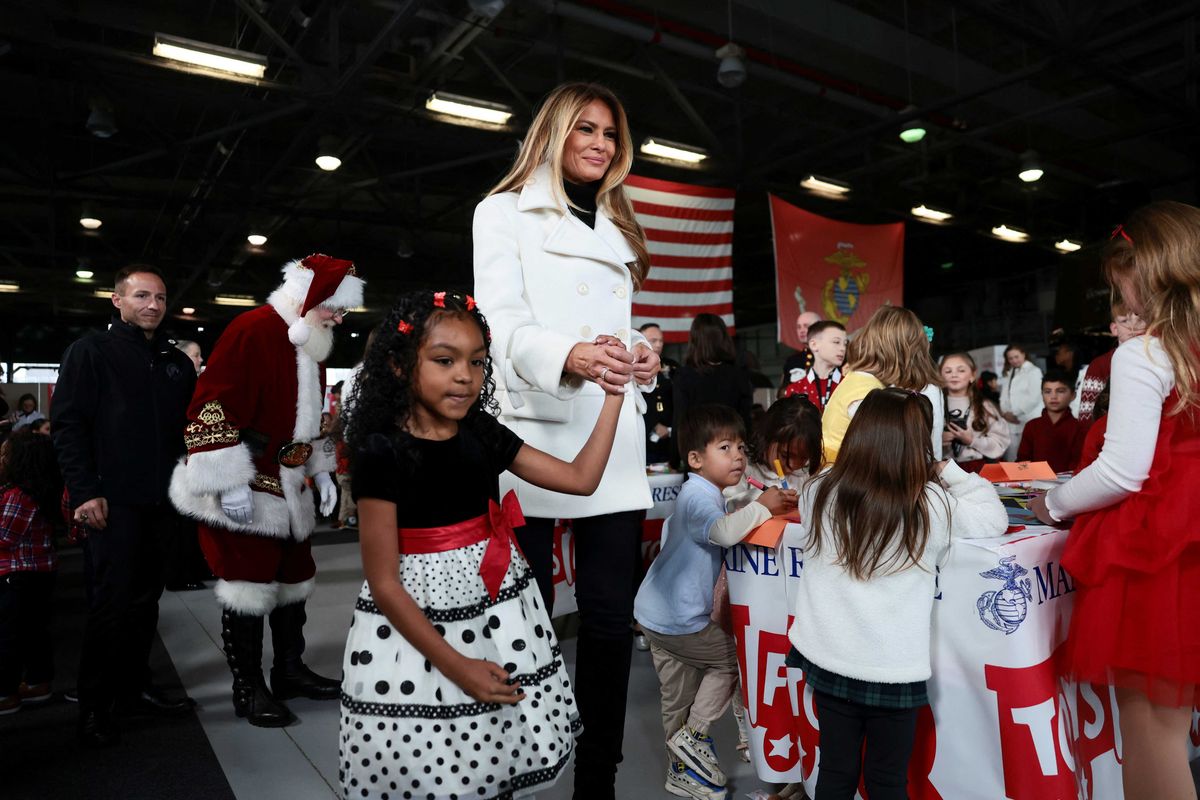 Melania Trump hawks high-dollar handbag as husband rages 'affordability' is a 'Dem scam'