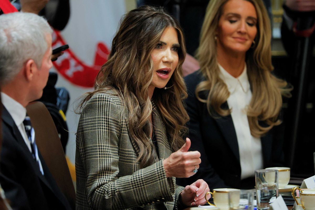 'Sick stuff': Kristi Noem raises eyebrows with startling 'joke' in Cabinet meeting