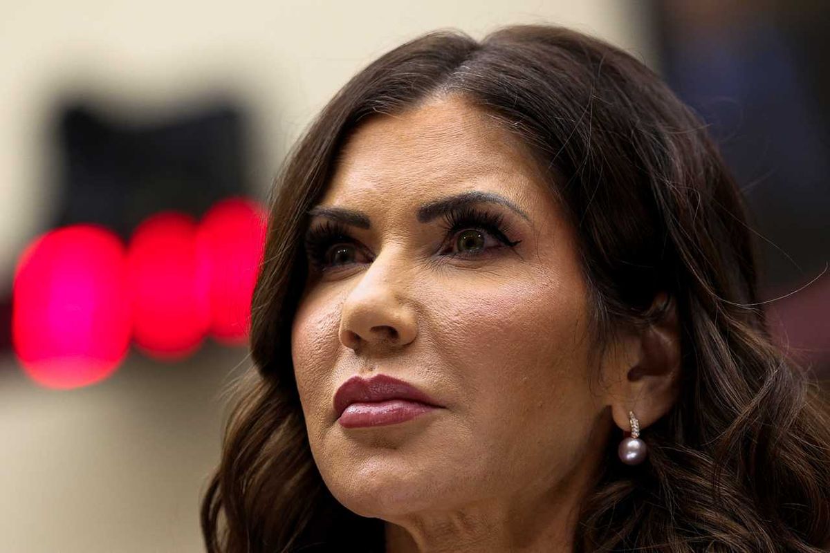 Dem blasts Kristi Noem at hearing for misusing resources to protect her 'special blanket'