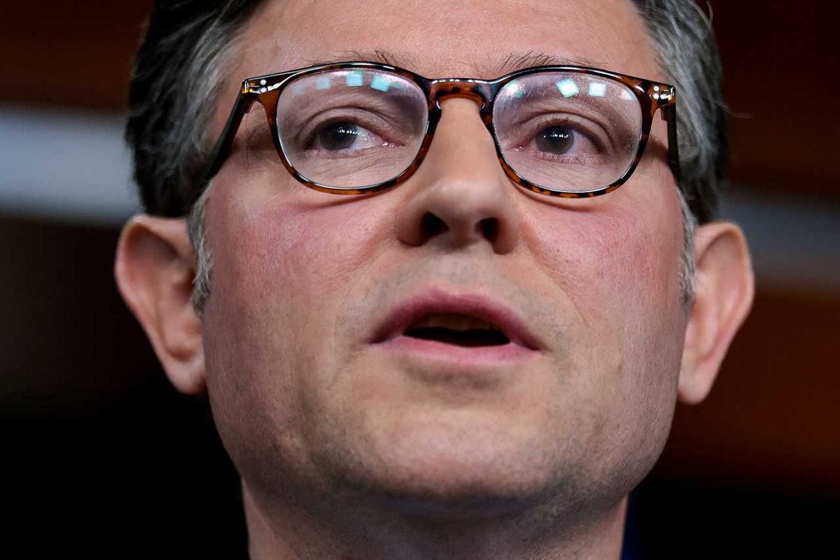 'She means Democrats!' Mike Johnson flips out after Trump official says 'we failed you'