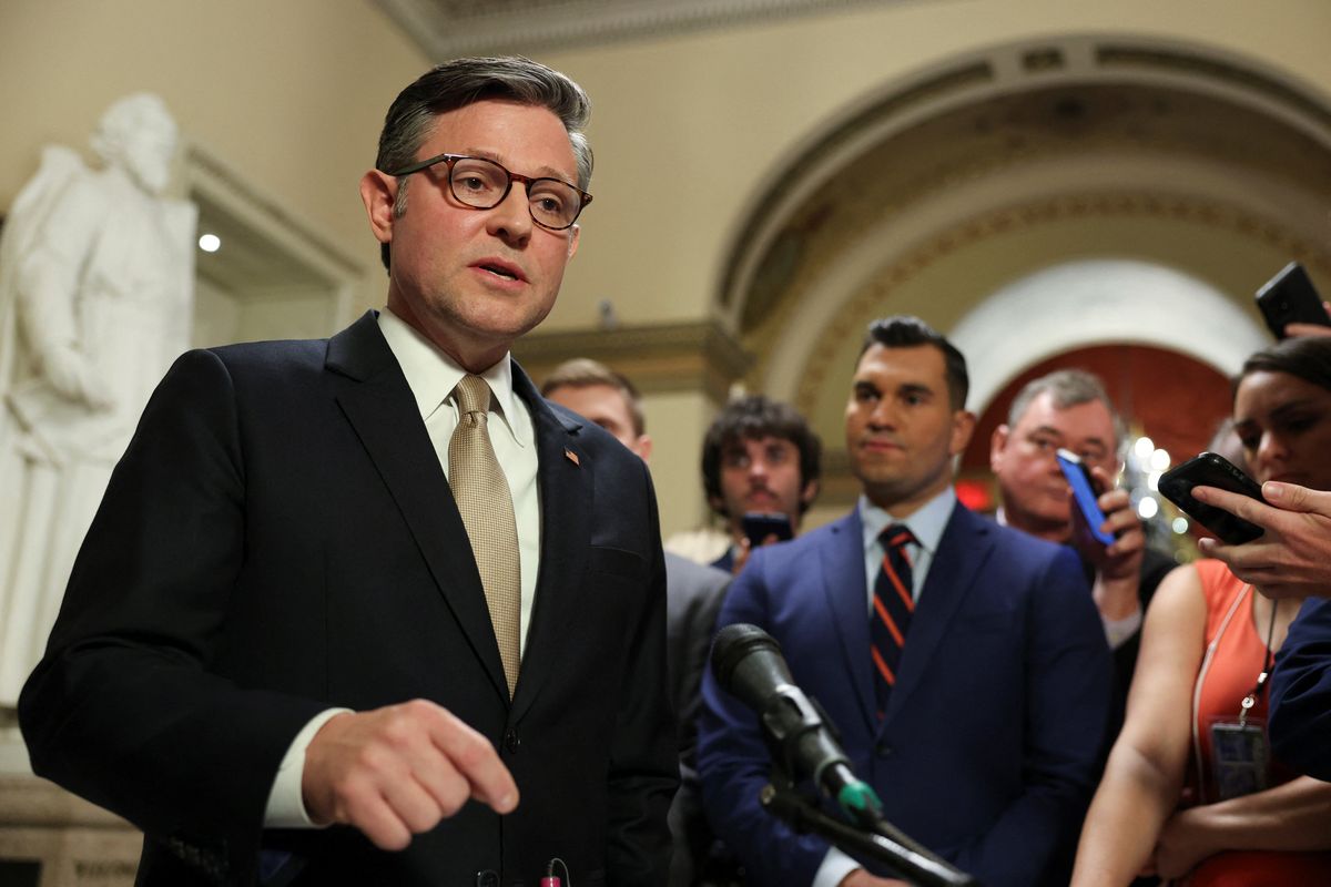 'Drives me crazy!' Ex-GOP rep in disbelief watching Mike Johnson 'lie' on national TV