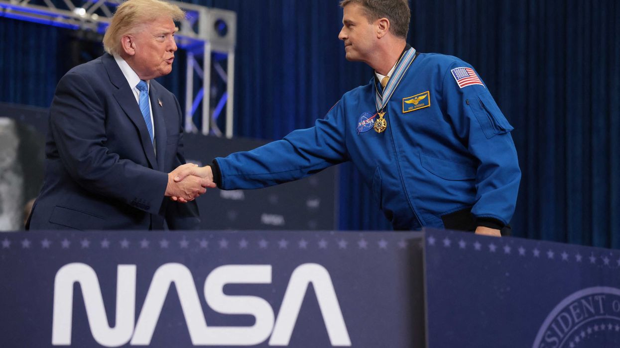 Trump tells NASA 'space' is what 'we have genetically' in puzzling speech to astronauts
