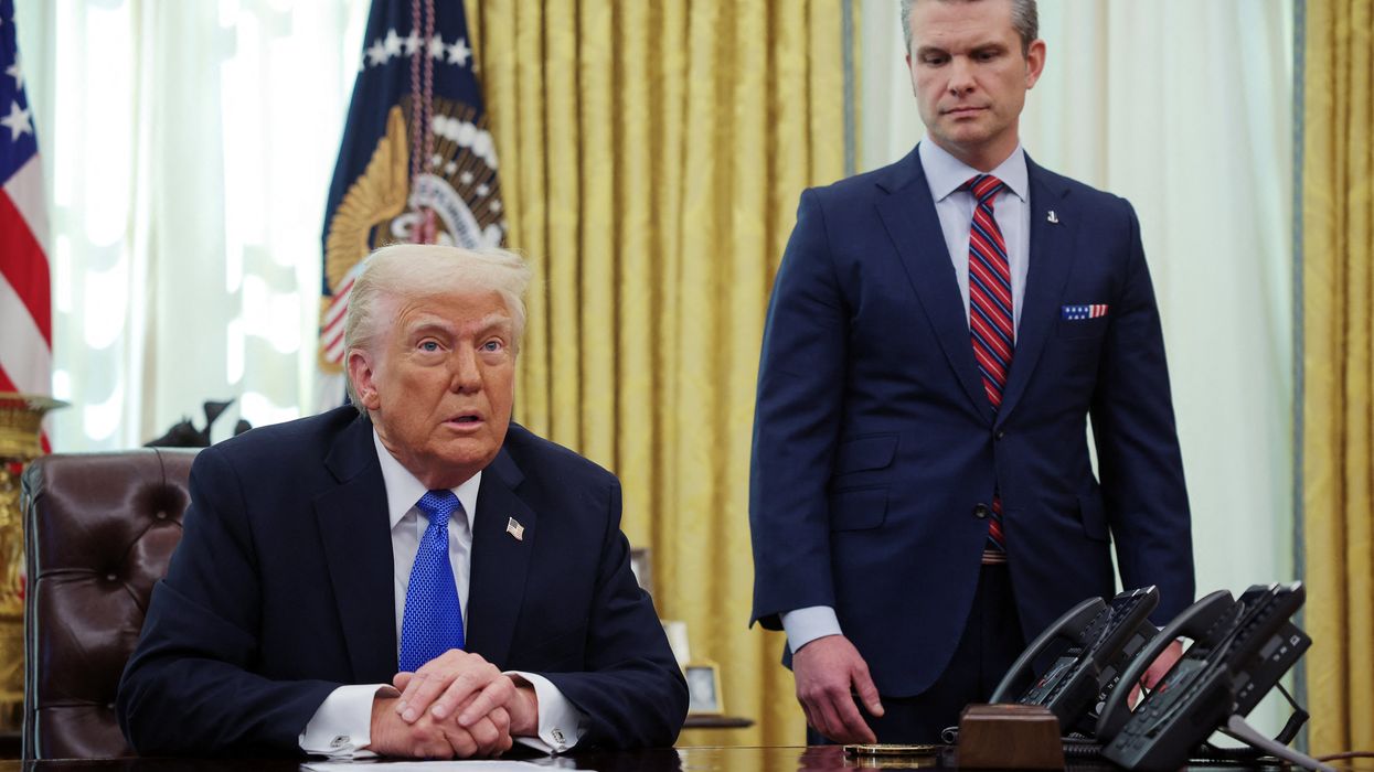 'That's what the law says': Trump snaps back at reporter over his authority to skip courts