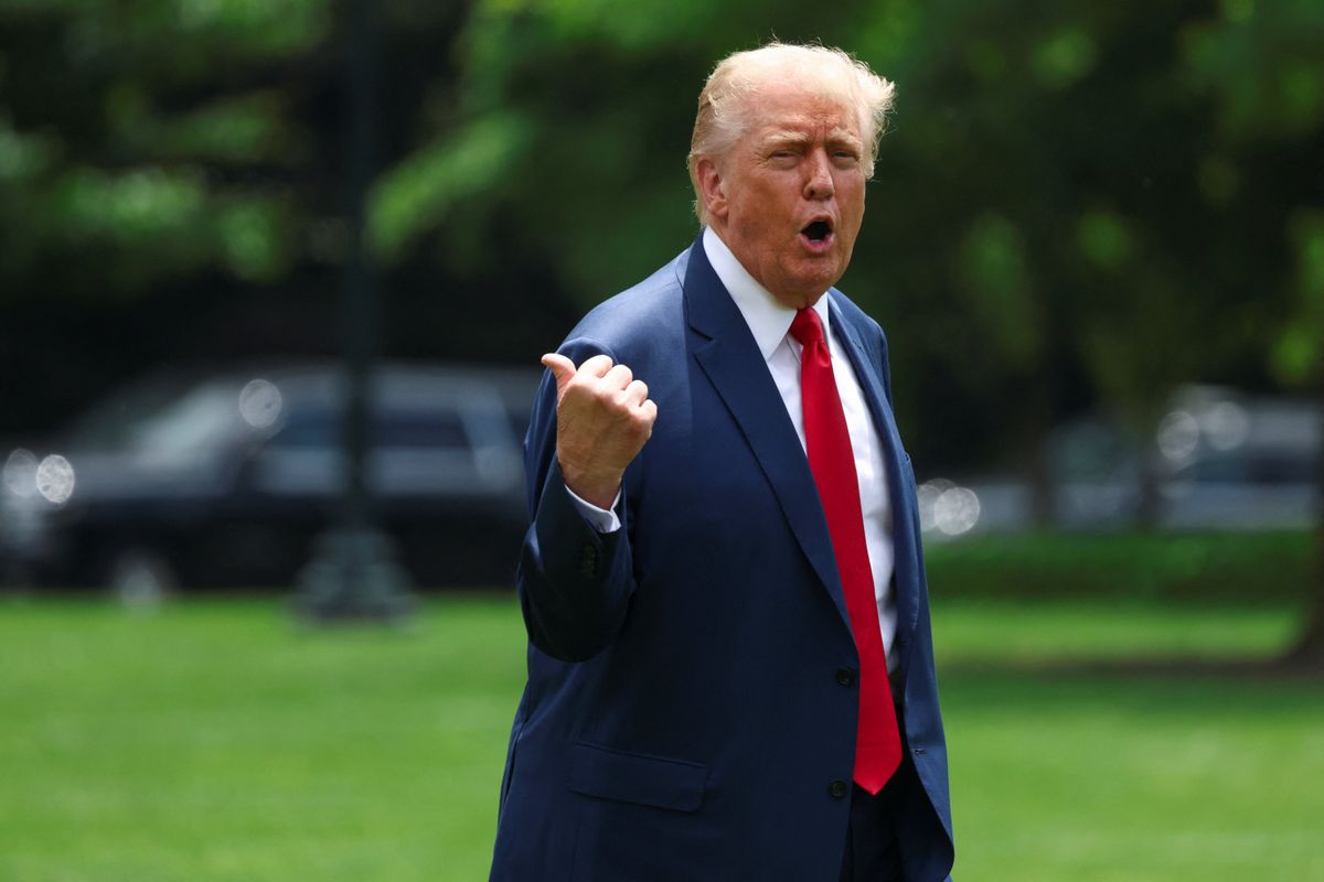 ‘Looking for an excuse’: Trump under fire for violent slogan as he sends Marines