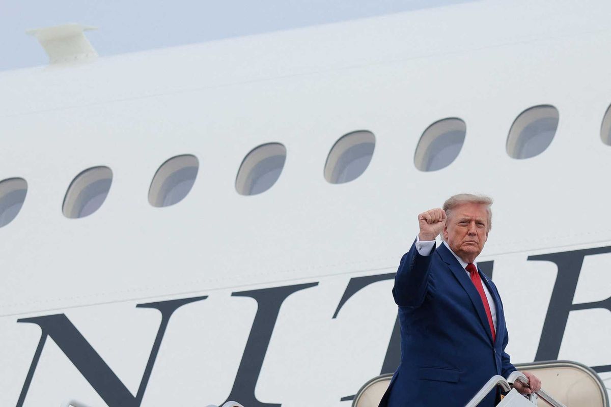 Trump claims catering-container escape from 'missile' threat is why he needs his ballroom
