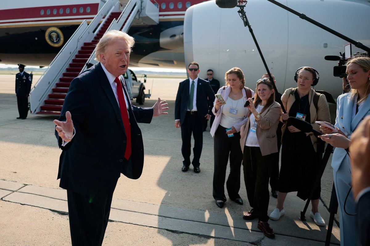 Trump fesses up as reporter accuses him of 'profiting off presidency'
