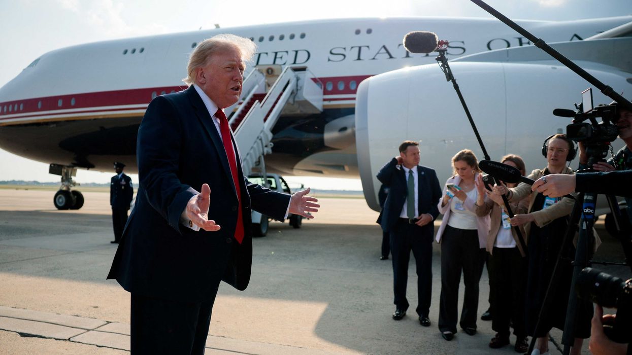 'Anyone buy that?' MS NOW suspects Trump's bizarre Qatari jet answer was a 'cover story'