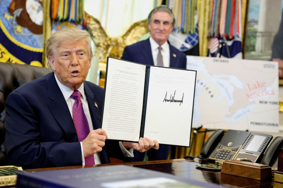Trump signs order to immediately rename ‘Lake Ontario’ over feud with Canada