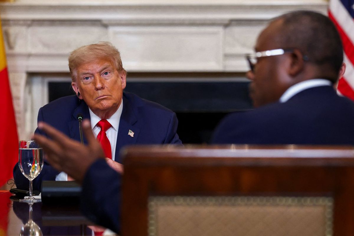 Trump asks head of English-speaking country why he speaks 'such good English'