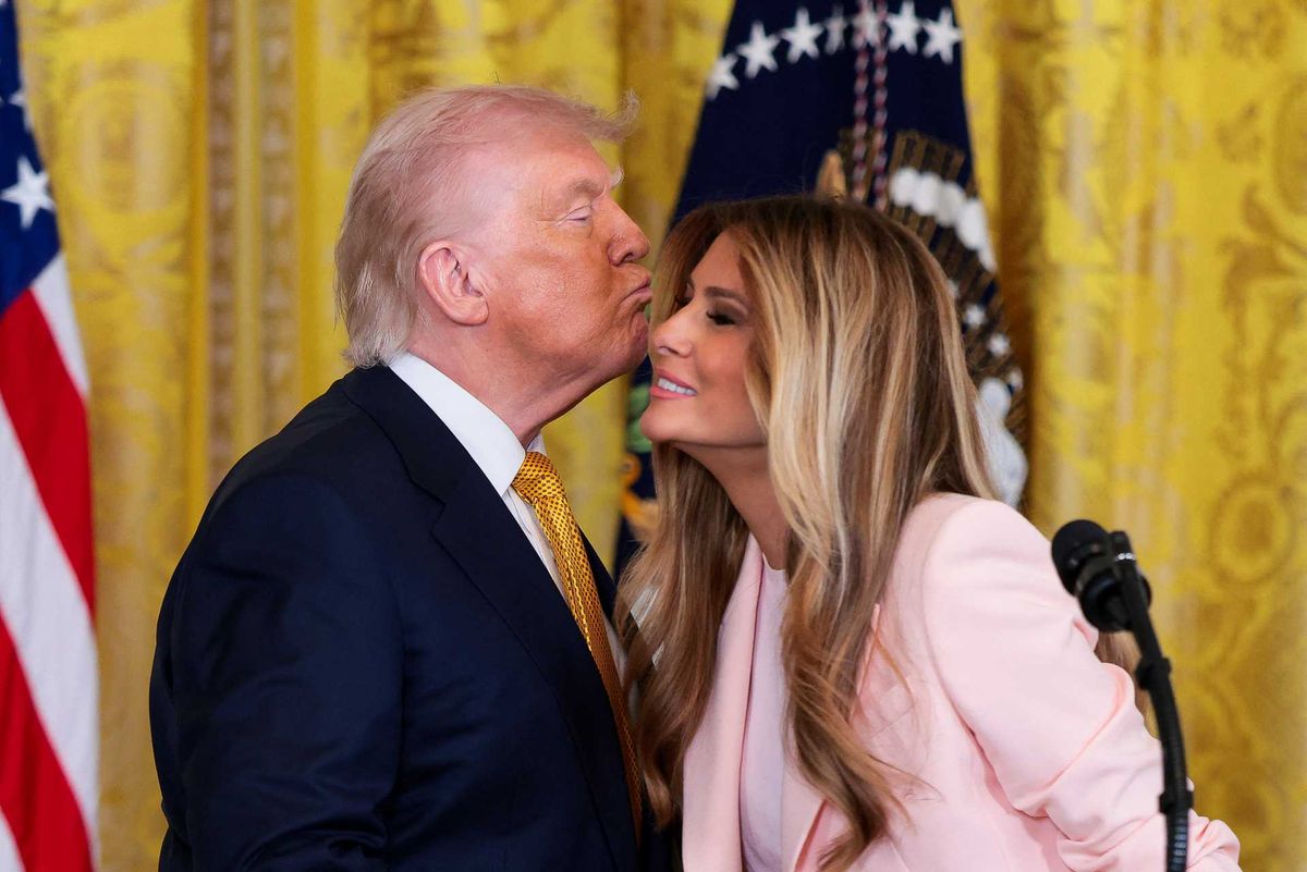 Trump tasked military to fix misspelling of Melania's name in his social media posts