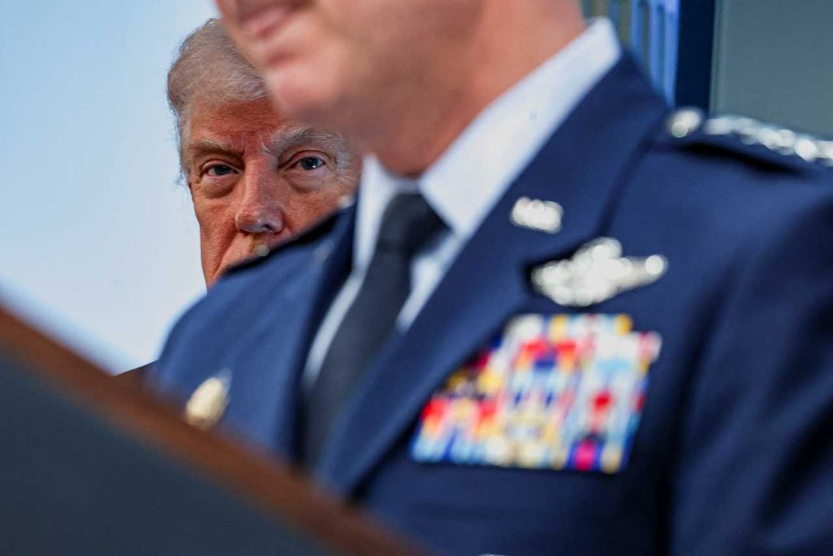 'Keep that a secret': General jumps in to stop Trump blurting out classified intel