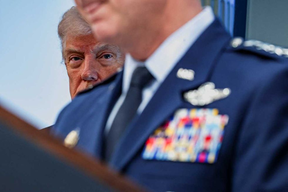 'Keep that a secret': General jumps in to stop Trump blurting out classified intel