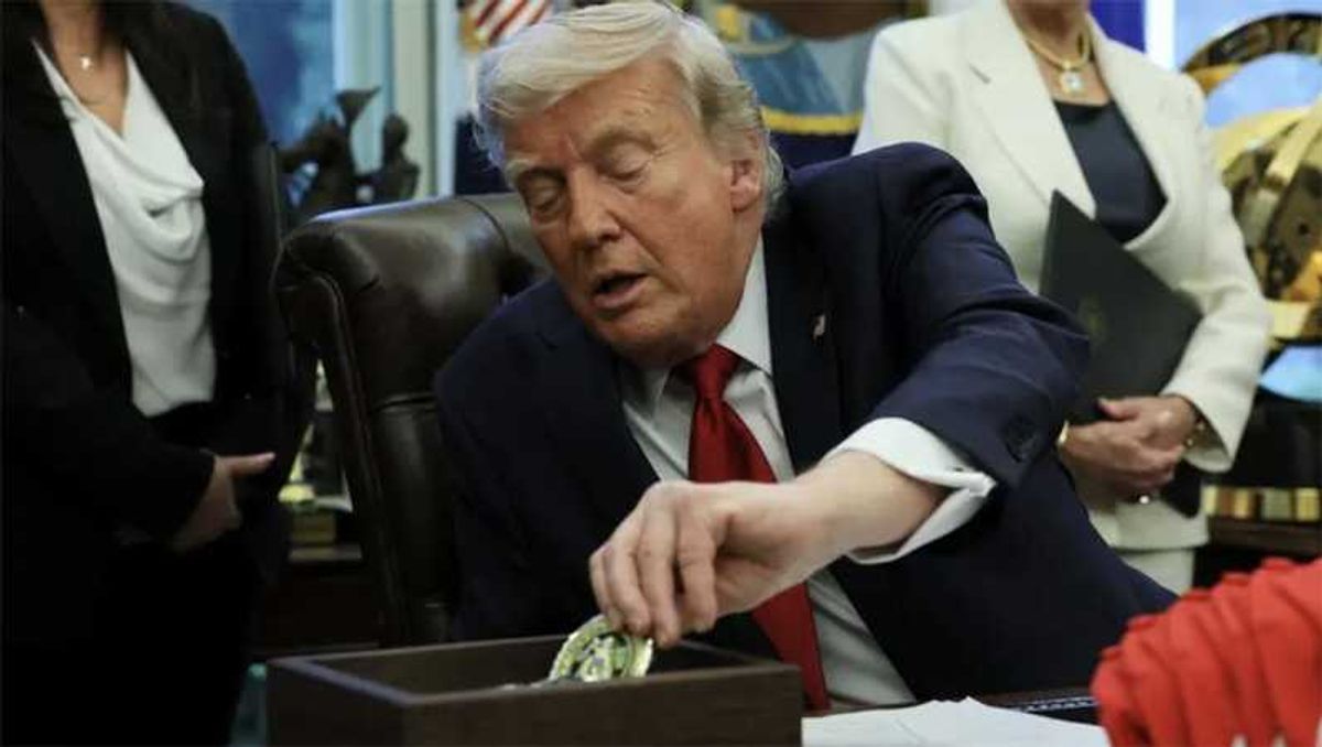 Investors lose it after Trump's memecoin worth plummets: 'It's a scam'