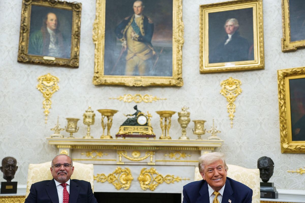 ‘Cheap and tacky’: Design expert trashes Trump’s gold-soaked Oval Office makeover
