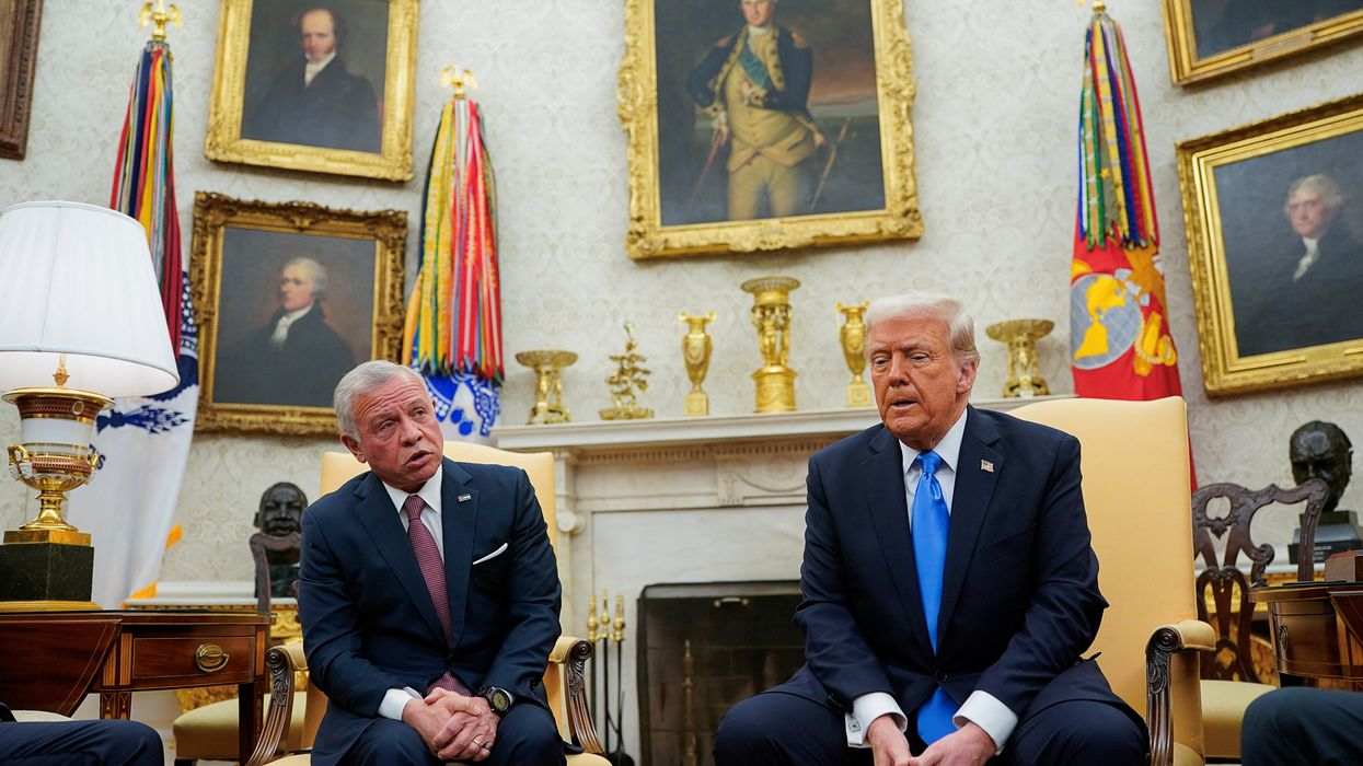'We're going to keep it': Trump rants about building Gaza hotels as he meets Jordan's king