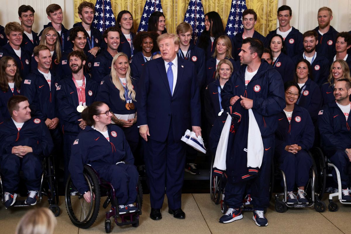 Trump fires off wild claim at White House ceremony with Team USA: 'Can you believe it?'
