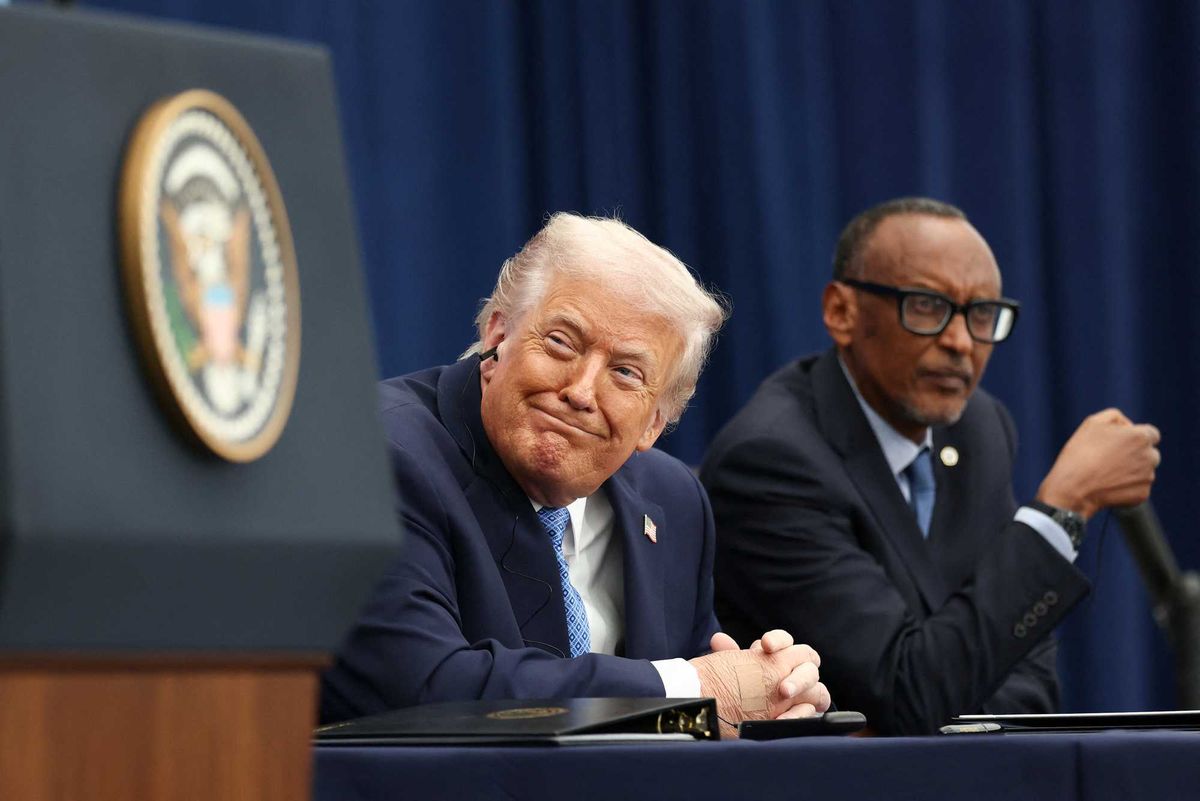 'Pardon me, such a terrible mistake!' Grinning Trump teases new name for Kennedy Center