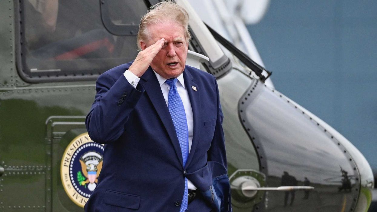 Impeachment calls as Trump froths at AI video of Kharg Island 'blown to smithereens'