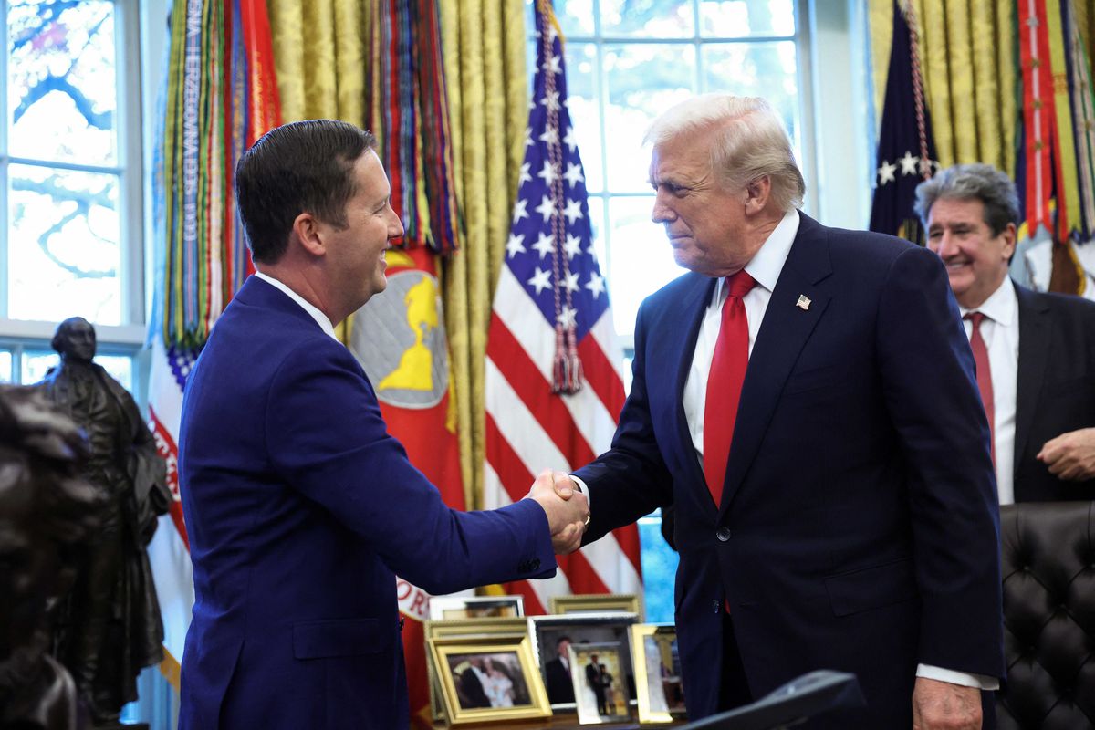 'We weren’t thrilled': Trump roasts his own appointee during celebratory swearing-in