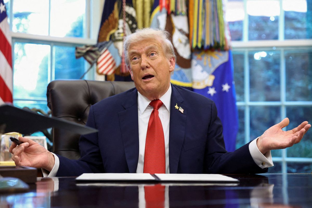 'They never change': Trump blames Dems for his own proposal