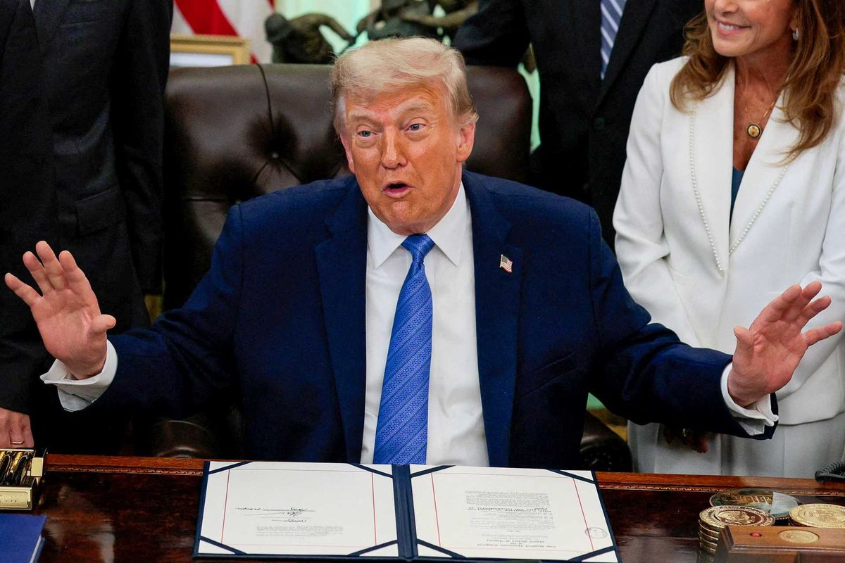 Trump wishes 'peace for the world' for his birthday minutes after vow to blow up Iran