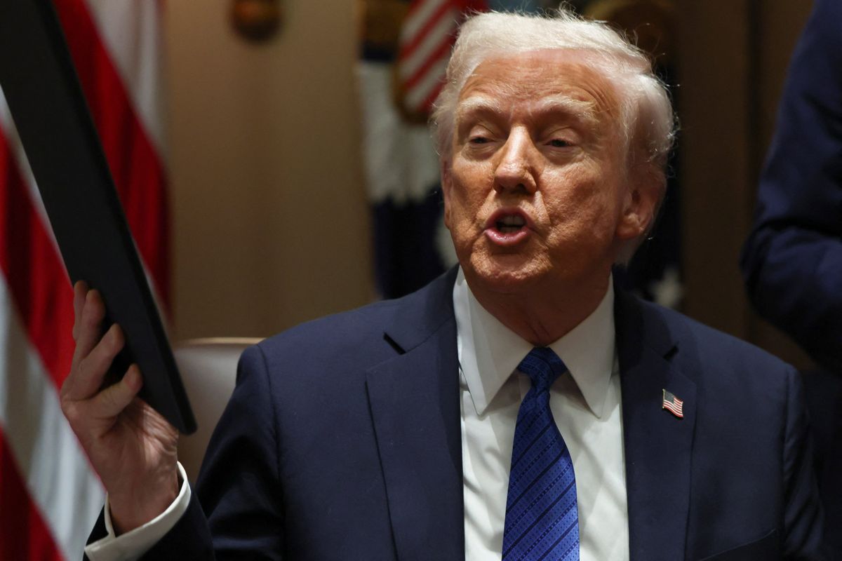 'Excuse me, I didn't pick you': Trump cuts off CNN's Kaitlan Collins mid-question
