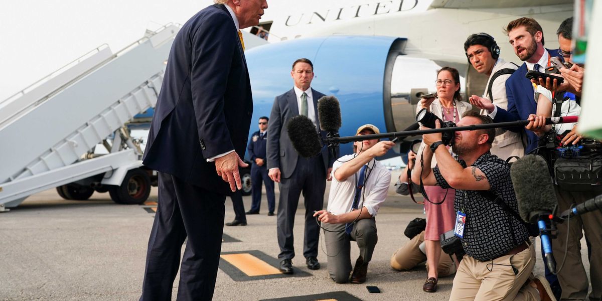 Trump rages at 'human garbage' Democrats fighting against his election scheme