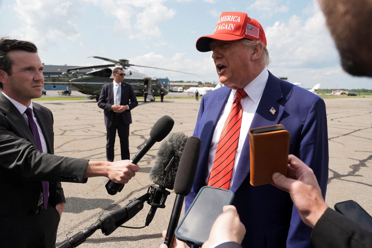 'She's wrong': Trump snaps as he takes another shot at spy chief