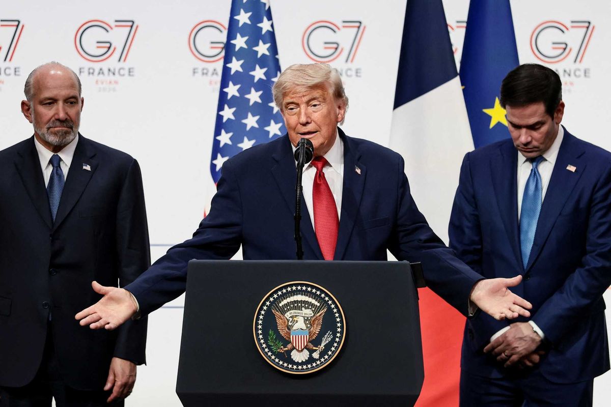 Trump floors onlookers by dismissing reporter's question on Iranian school strike: 'Wow'