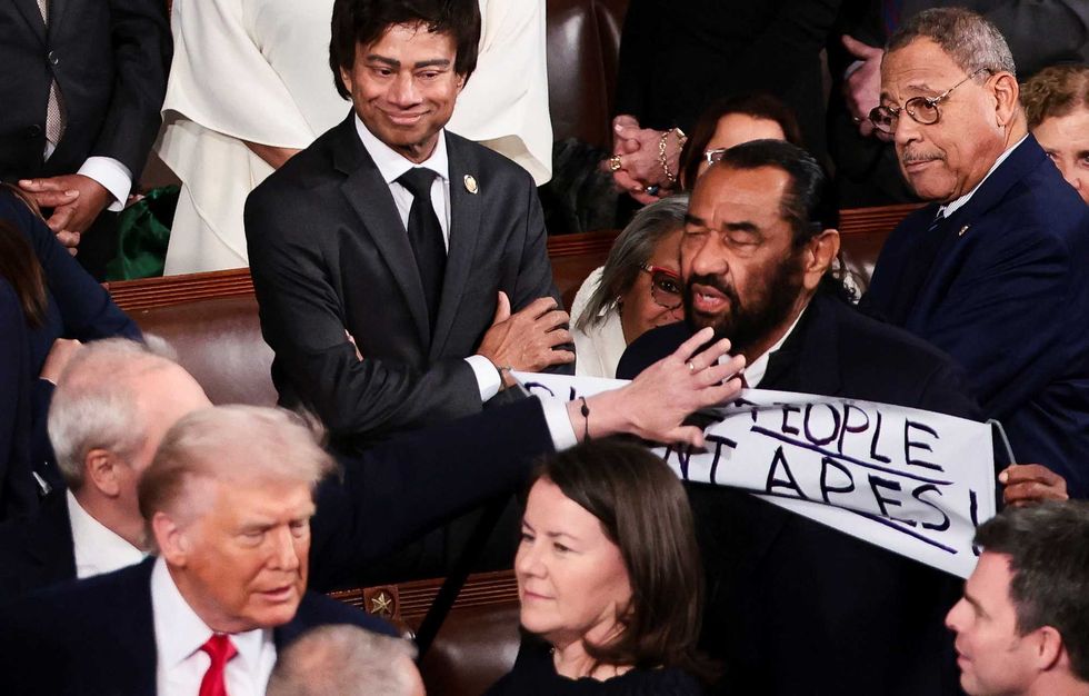 'National embarrassment!' MAGA melts down as Black congressman stands up to Trump