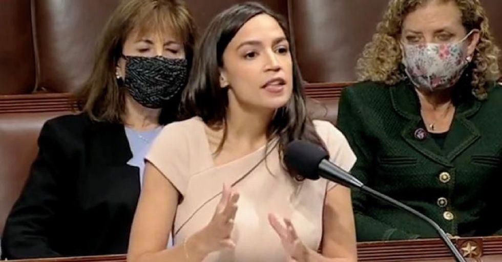Alexandria Ocasio-Cortez erupts on the House floor after Republicans boot Ilhan Omar from committee