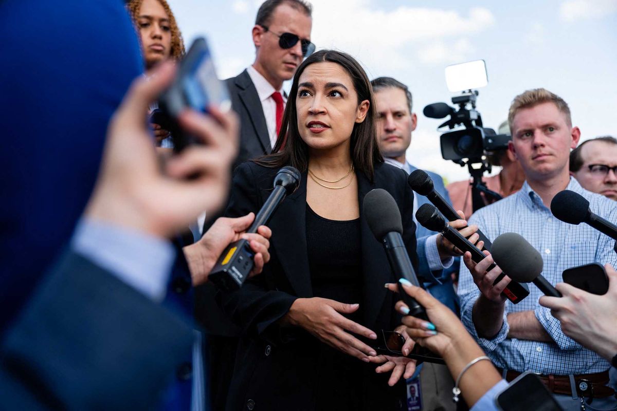 AOC floats wild theory why Mike Johnson is stonewalling 'deepfakes' bill