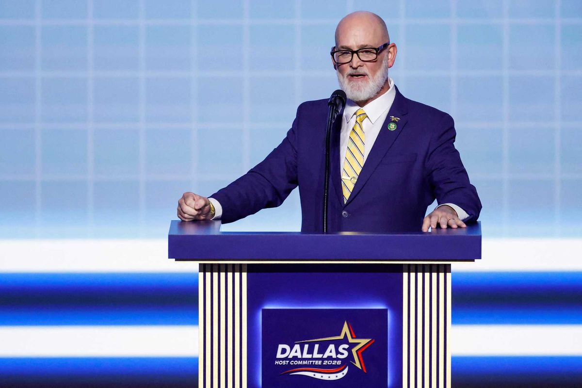 Republican flies 900 miles to brag about healthcare law that's bleeding his own district