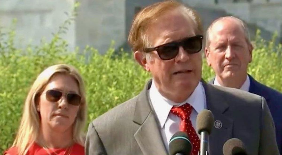GOP congressman brands Speaker Pelosi with Nazi slur as Marjorie Taylor Greene looks on and says nothing