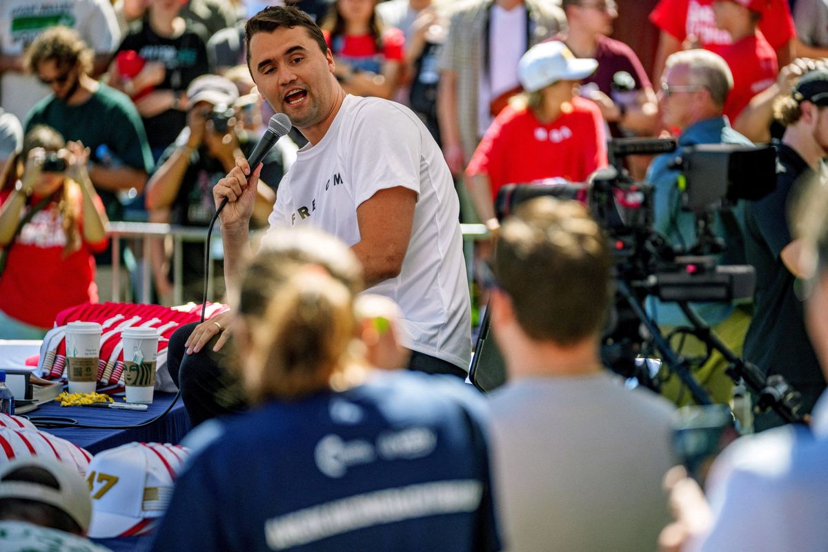 U.S. right-wing activist and commentator Charlie Kirk 