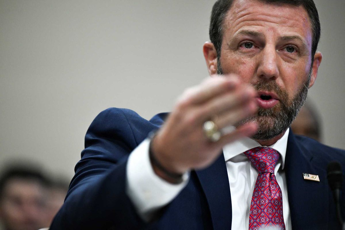 Angry shouting match derails Markwayne Mullin's hearing: 'Don't you point your finger!'