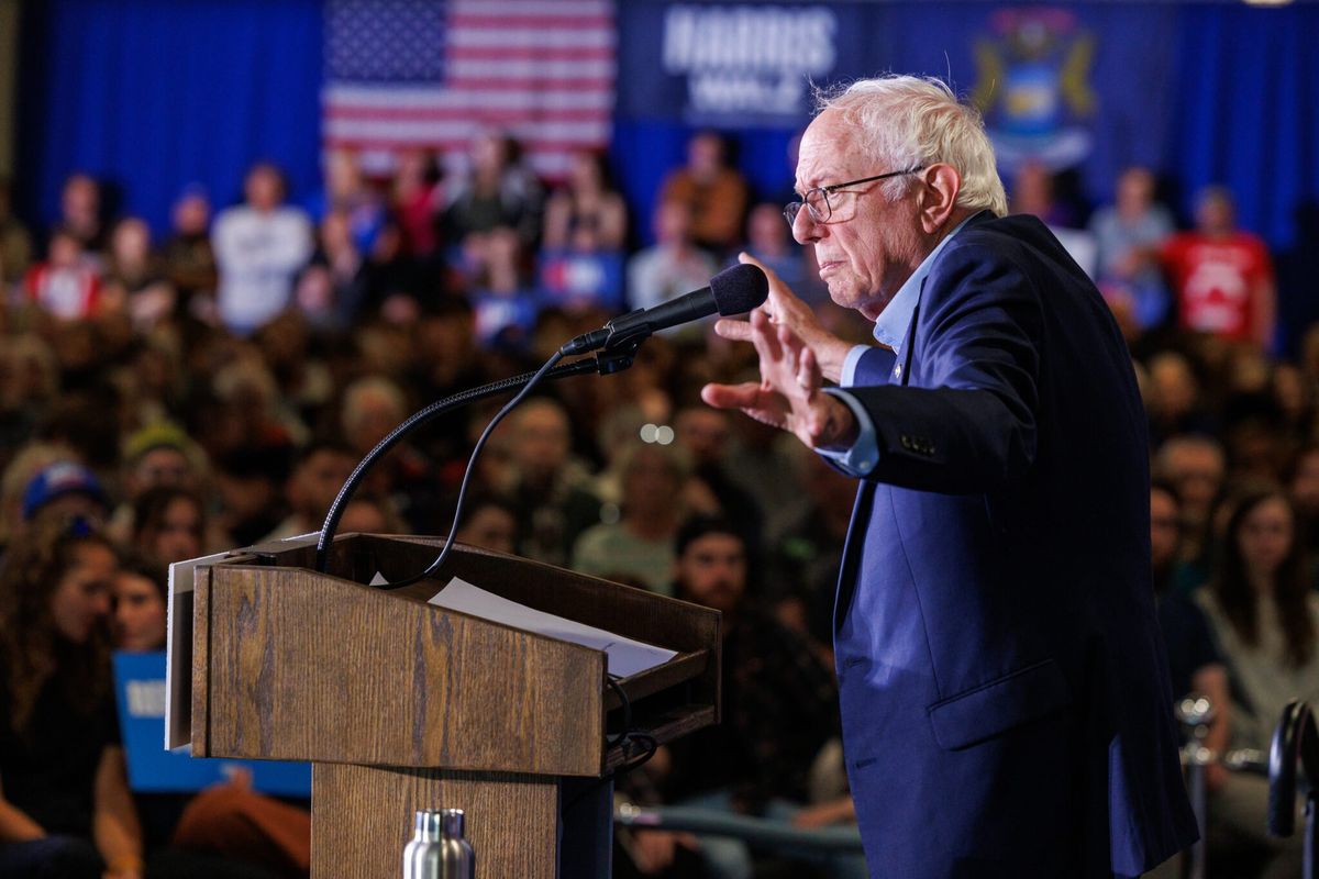 Bernie Sanders calls Trump a ‘pathological liar’ in fiery Michigan stump speech