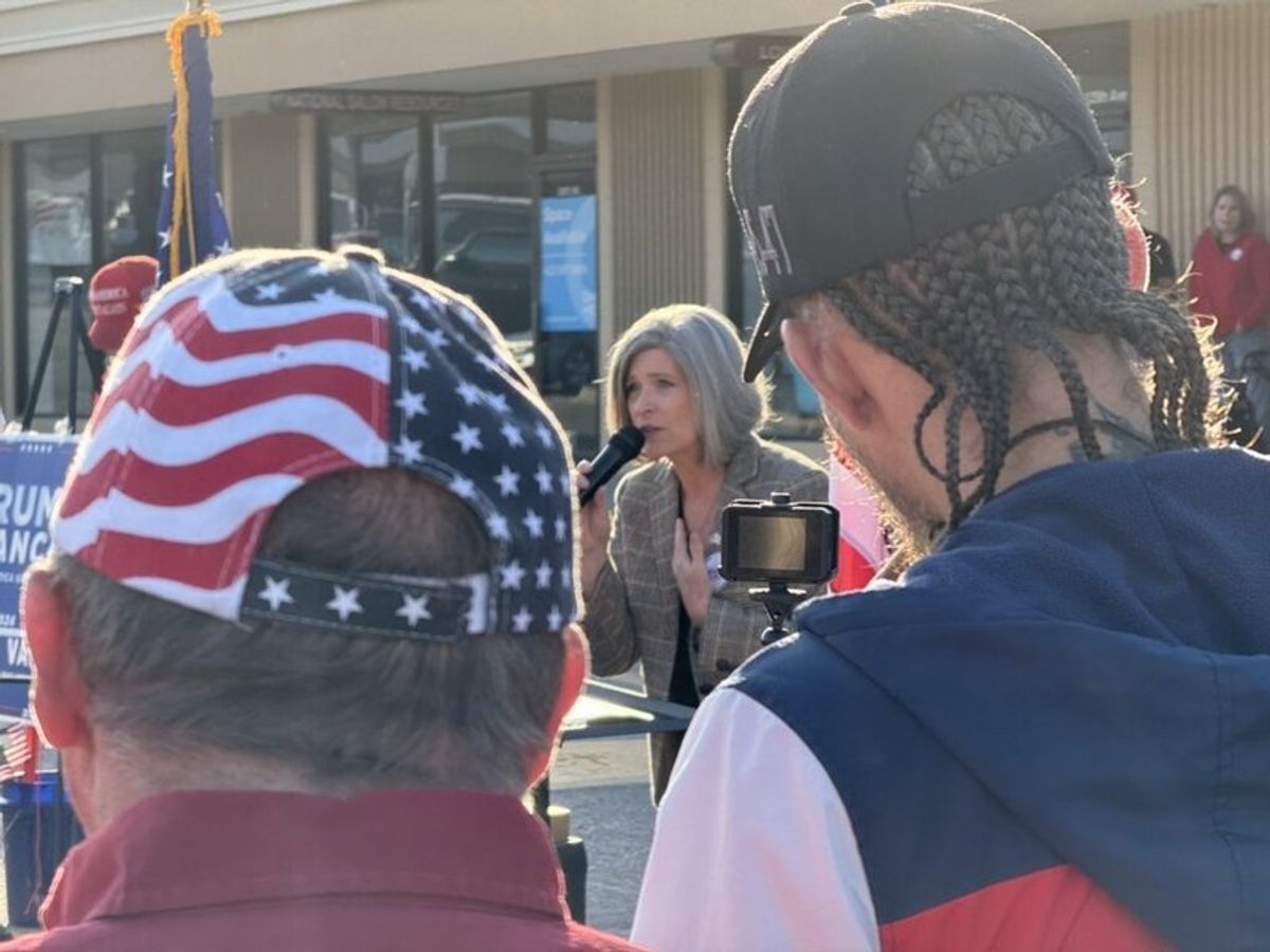 Why is Iowa Sen. Joni Ernst stumping for Trump in Nebraska?