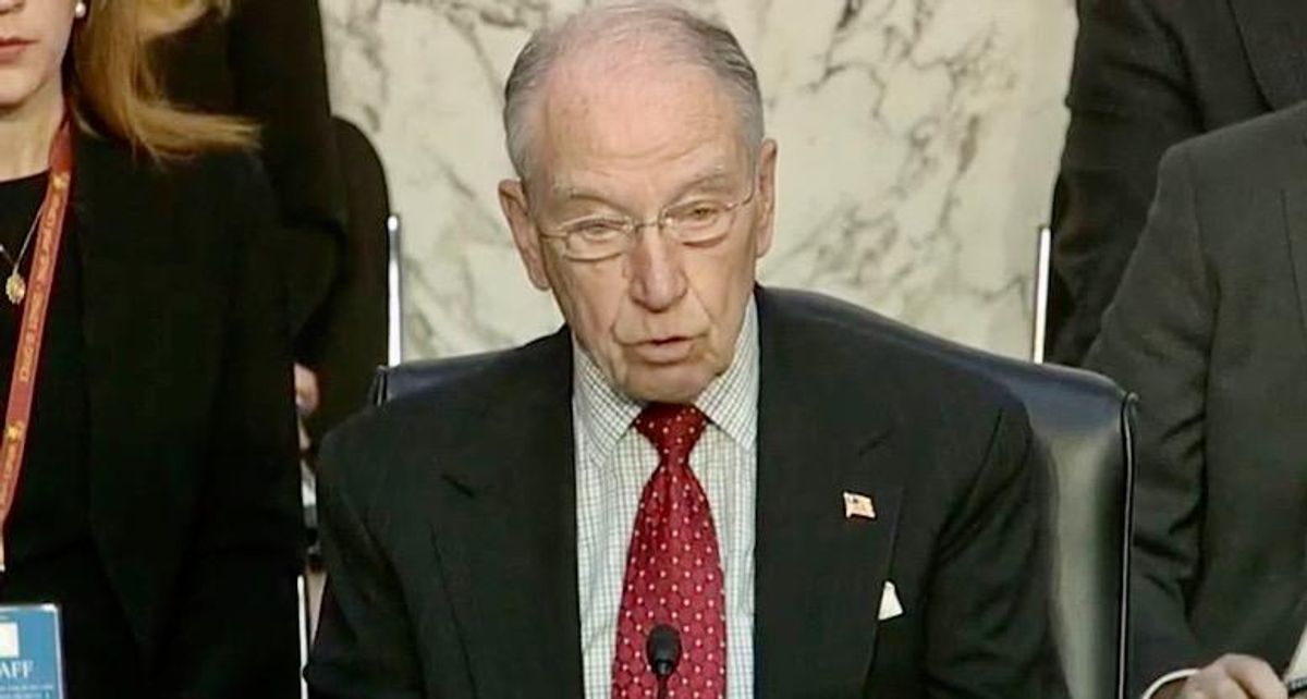 ‘Impossibly boring man of no principles’: Grassley slammed for remarks in Ketanji Brown Jackson confirmation hearing