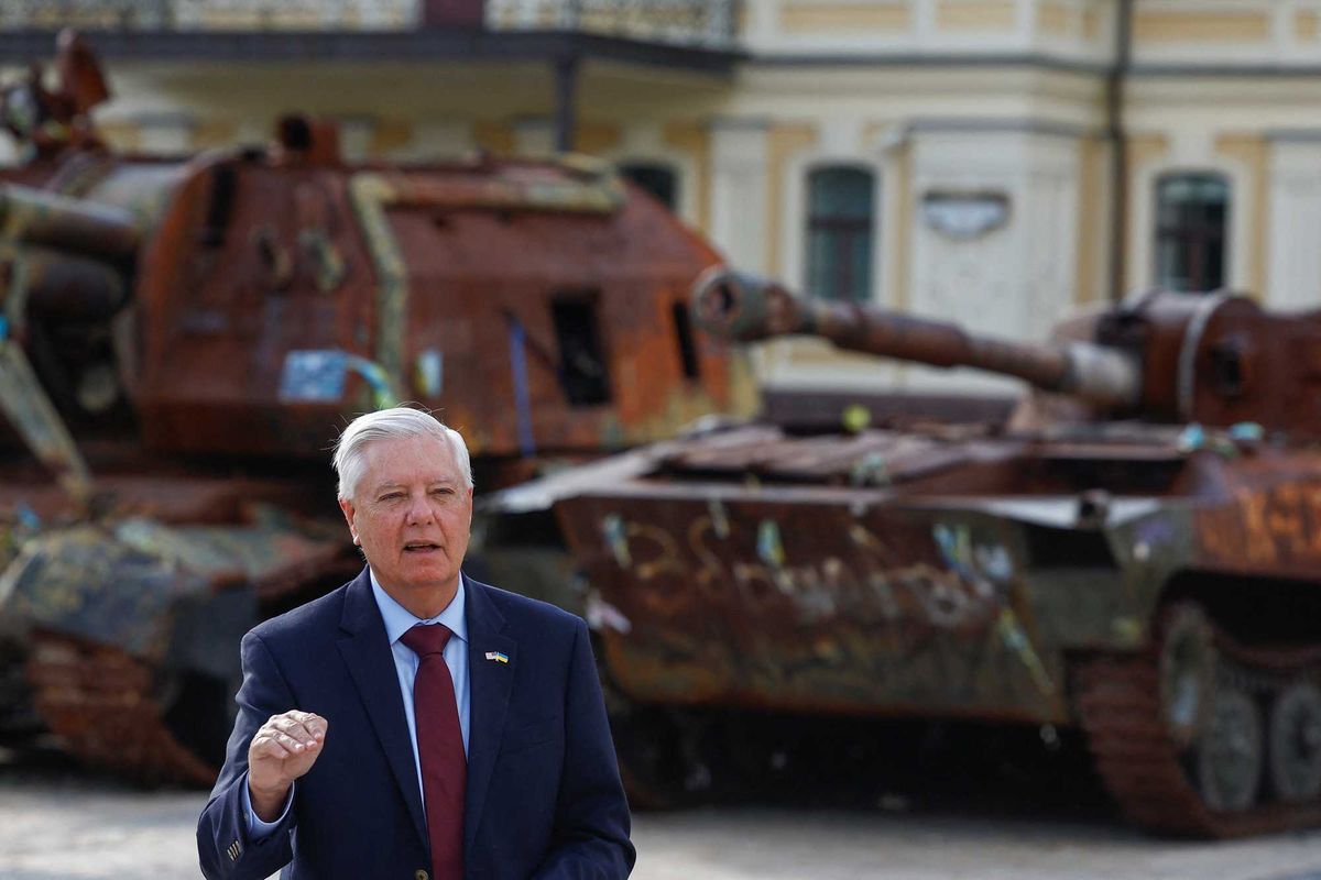 MAGA provocateur snatches Lindsey Graham's torch after his shock death