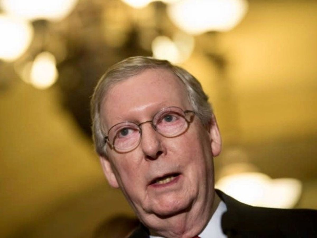 Top Republican right-winger Mitch McConnell announces leaving U.S. Senate