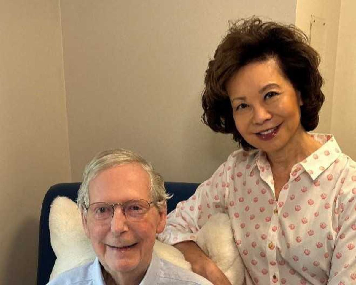 Elaine Chao inadvertently throws a wrench in Mitch McConnell's proof-of-life claim: report