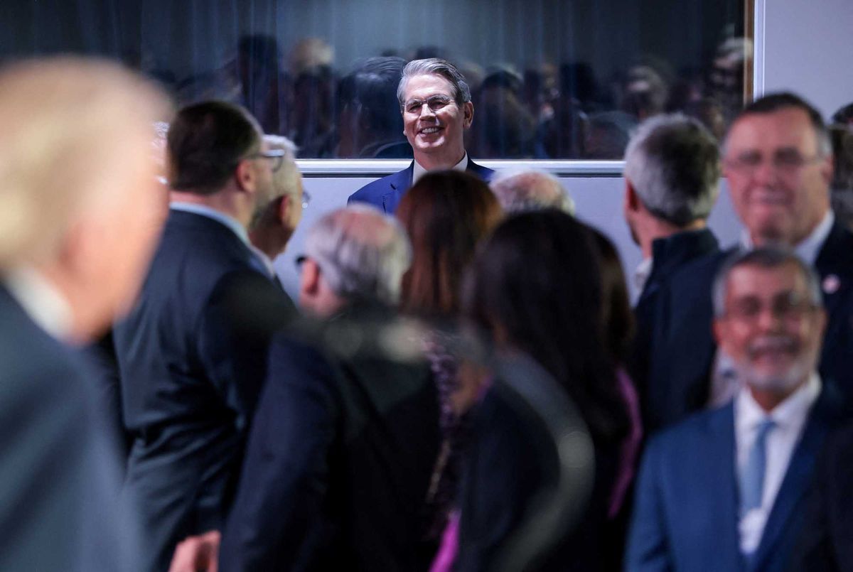 Reporter flags shocking irony behind Scott Bessent's Davos dig at a top Dem