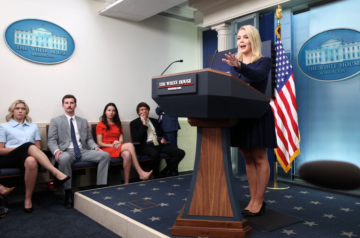 'These are way better!' Comedian cheered for lampooning Trump's press secretary