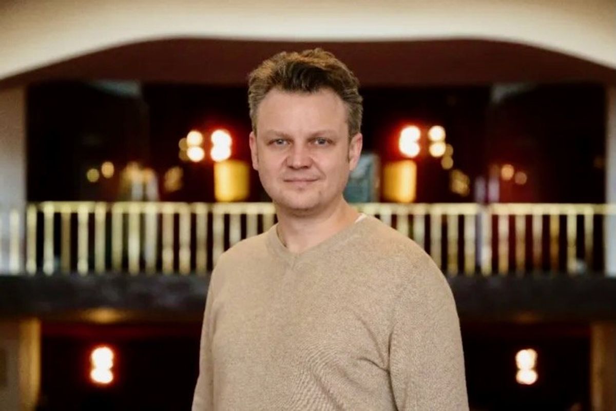 Defiant note: Ukrainian tenor sings for his country