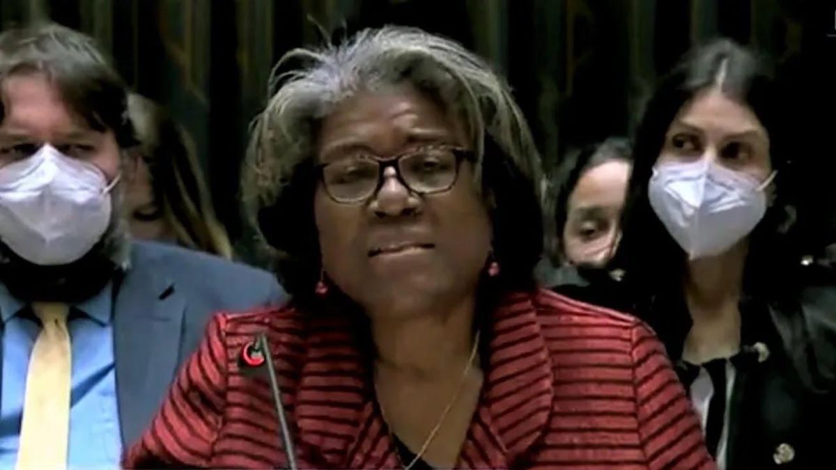 'Lying and disinformation': UN ambassador Thomas-Greenfield slams Russia at UN security council meeting