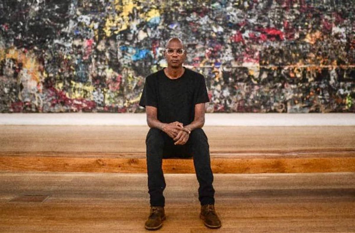 'Shape shifting' US painter Mark Bradford explores racial tensions in Portugal show
