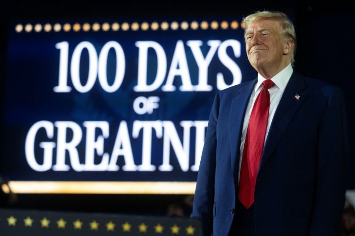 'Beautiful job': Trump faithful applaud president at 100-day mark