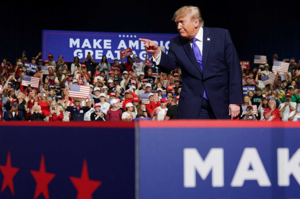 MAGA melts down as 'unhinged' rallygoer compares them to death cult: 'Track down this man!